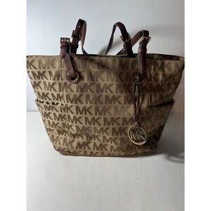 Michael Kors Brown Signature Tote Bag